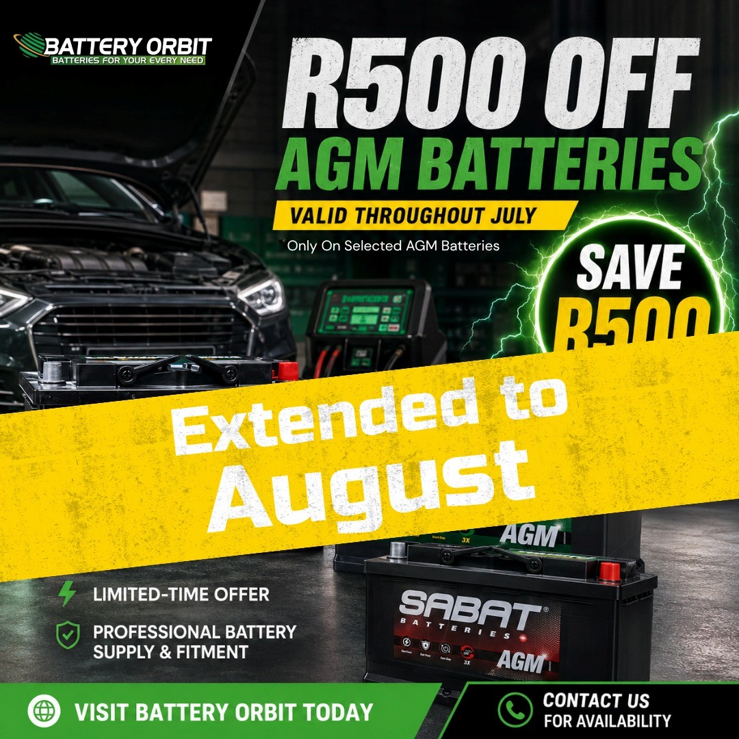 AGM BATTERY with battery Orbit